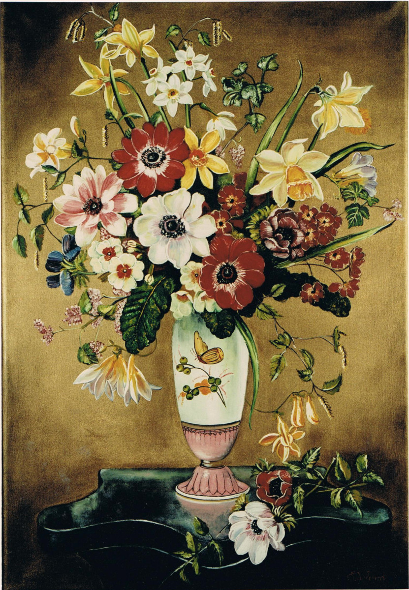 bouquet de fleurs dans un vase Œuvre ARTactif