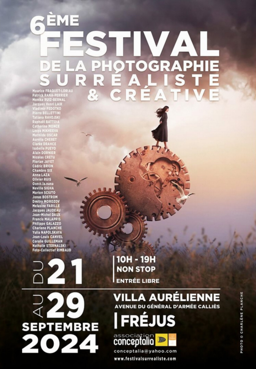 6 ÈME FESTIVAL DE LA PHOTOGRAPHIE SURRÉALISTE ET CRÉATIVE DE FRÉJUS 2024 sur le site d’ARTactif