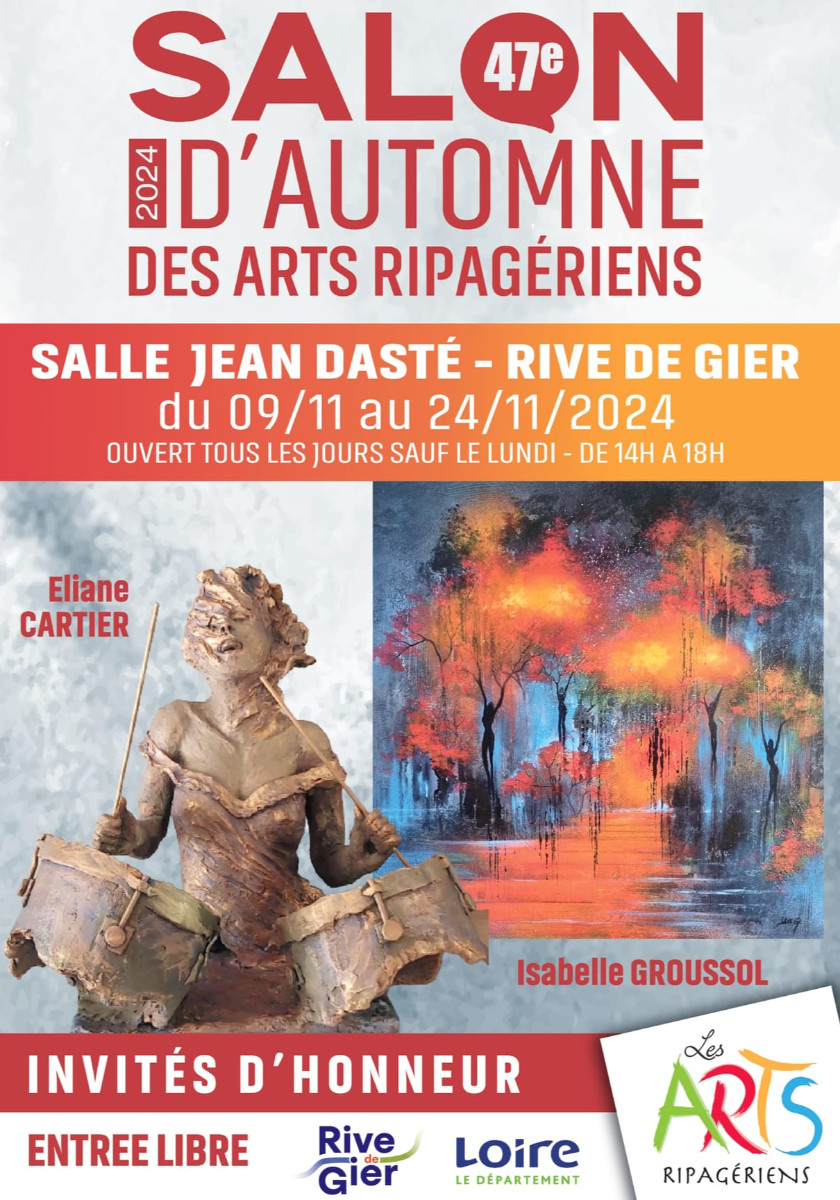 47ÈME SALON D'AUTOMNE DES ARTS RIPAGÉRIENS sur le site d’ARTactif