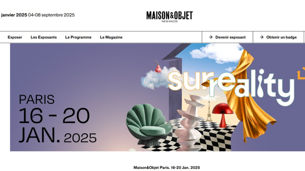 MAISON ET OBJET sur le site d’ARTactif