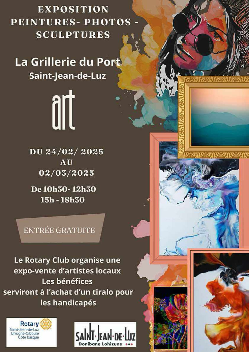 EXPOSITION DU ROTARY CLUB sur le site d’ARTactif