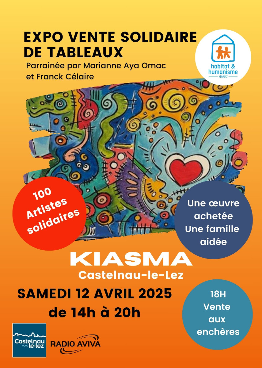 EXPOSITION SOLIDAIRE (AVEC L'ASSOCIATION HABITAT ET HUMANISME HERAULT) sur le site d’ARTactif