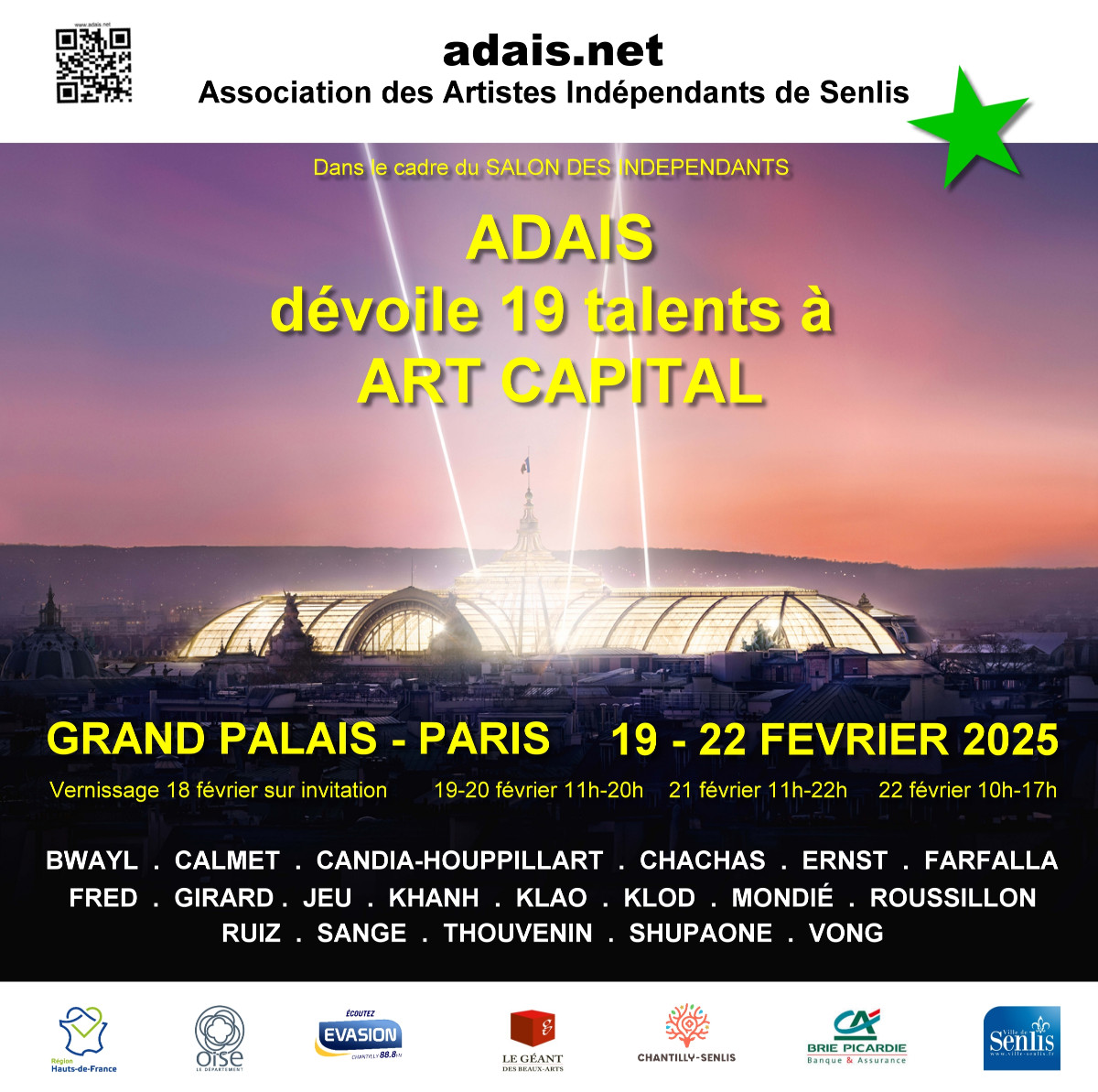 ART CAPITAL SALONDES INDÉPENDANTS sur le site d’ARTactif