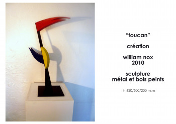 Œuvre contemporaine nommée « toucan », Réalisée par WILLIAM-NOX