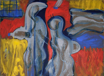 Œuvre contemporaine nommée « figures 0902 », Réalisée par IVAN