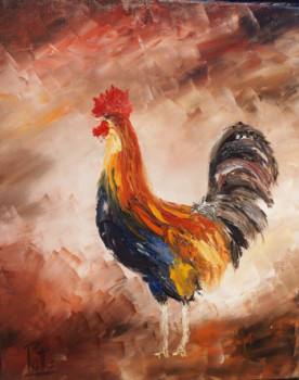 Œuvre contemporaine nommée « COQ ART », Réalisée par PATE