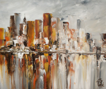 Œuvre contemporaine nommée « SEA VIEW OF MANHATTAN », Réalisée par PATE