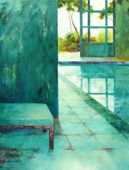 Œuvre contemporaine nommée « La piscine », Réalisée par LAURELLE BESSE