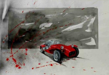 Œuvre contemporaine nommée « LOTUS SUPER SEVEN », Réalisée par MICHEL MICHAUX