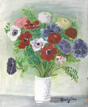 Œuvre contemporaine nommée « Anemones 2013 », Réalisée par LUIGINA