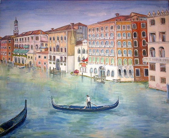 Œuvre contemporaine nommée « Venise », Réalisée par POLTORAKOVAA