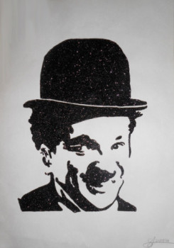 Œuvre contemporaine nommée « Charlot », Réalisée par SAMACHER