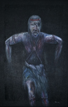 Œuvre contemporaine nommée « Danse du Vaudoun / Vodoun Dance », Réalisée par KOUNDO VLAVO