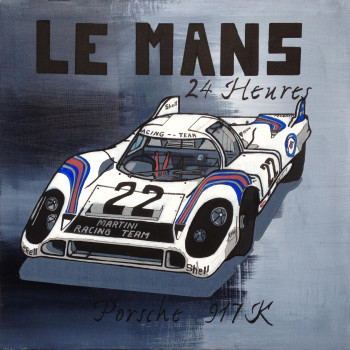 Œuvre contemporaine nommée « Le Mans : porsche 917K  », Réalisée par JAROD