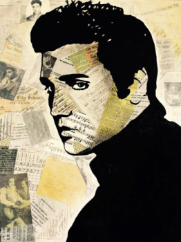 Œuvre contemporaine nommée « ELVIS PRESLEY «Love Song» », Réalisée par KATHLEENARTISTPRO