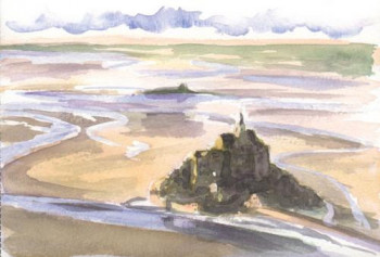 Œuvre contemporaine nommée « Mont Saint Michel », Réalisée par PHILIPPE ETIENNE