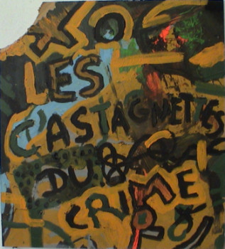 Œuvre contemporaine nommée « photography of a painting destroyed in mad anger 5 », Réalisée par DAVID SROCZYNSKI