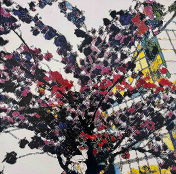 Œuvre contemporaine nommée « Tree of Life », Réalisée par ALAIN CABOT ALAIN