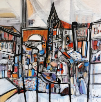 Œuvre contemporaine nommée « Rue de Galilée », Réalisée par MURIEL CAYET