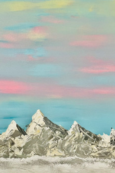 Œuvre contemporaine nommée « Montagne », Réalisée par JULIEN