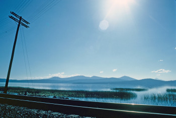 Œuvre contemporaine nommée « Rail sur le fleuve », Réalisée par ALINE TAIEB