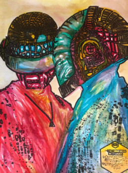 Œuvre contemporaine nommée « Daft Punk », Réalisée par ERIC ERIC