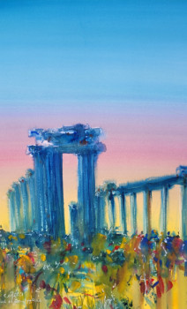 Œuvre contemporaine nommée « Temple de Junon à la Vallée des temples - Agrigente », Réalisée par CHRISTOPHE CREPIN