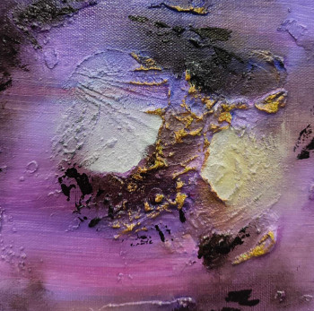 Œuvre contemporaine nommée « Tableau abstrait acrylique Vénus », Réalisée par JULIEN ABSTRAIT