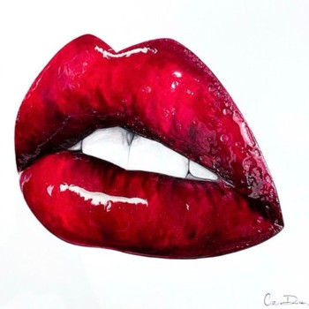 Œuvre contemporaine nommée « Lips », Réalisée par CANDICE MACK