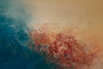 Œuvre contemporaine nommée « Fuego & agua », Réalisée par ROCíO ROMERAL