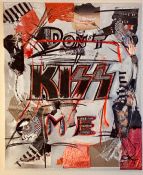 Œuvre contemporaine nommée « *Kiss me don’t kill me* », Réalisée par ALLY DAMASE