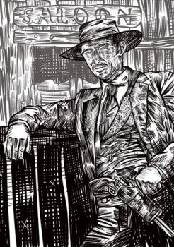 Œuvre contemporaine nommée « Lee Van Cleef », Réalisée par ERIC ERIC