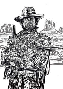 Œuvre contemporaine nommée « Josey Wales », Réalisée par ERIC ERIC