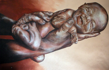 Œuvre contemporaine nommée « Baby Love », Réalisée par ERIC ERIC