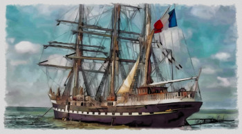 le belem en mer Sur le site d’ARTactif