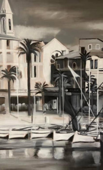 Œuvre contemporaine nommée « sanary sur mer », Réalisée par MARANGIO