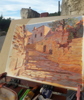 Œuvre contemporaine nommée « Les baux de Provence », Réalisée par GEOFFREY BOURDIN