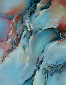 Œuvre contemporaine nommée « Glacier », Réalisée par MARIE-FRANçOISE BELARD COMBES