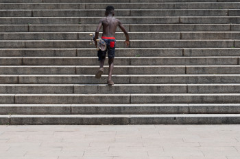 Œuvre contemporaine nommée « Un dimanche à Sao Paulo », Réalisée par STéPHANE BOUDON