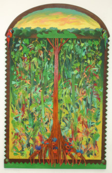 Œuvre contemporaine nommée « Forêt pétrifiée », Réalisée par JEAN-FRANçOIS LESENFANS