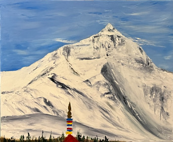 Œuvre contemporaine nommée « L'EVEREST, tout est possible... ou presque », Réalisée par JEAN PIERRE SALLE