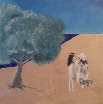 Œuvre contemporaine nommée « Blooming olive tree », Réalisée par ALIE GATO