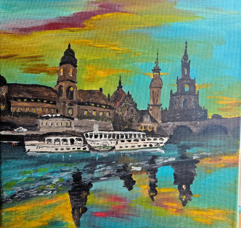 Œuvre contemporaine nommée « Dresden », Réalisée par CARINA