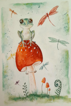 Œuvre contemporaine nommée « Frog chytrid », Réalisée par JULIE BOSVY