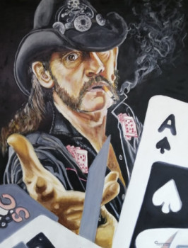 Œuvre contemporaine nommée « Lemmy », Réalisée par BYFUERTES