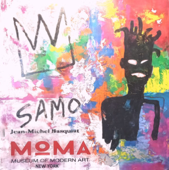 Œuvre contemporaine nommée « MOMA and Basquiat », Réalisée par JMCHAPS