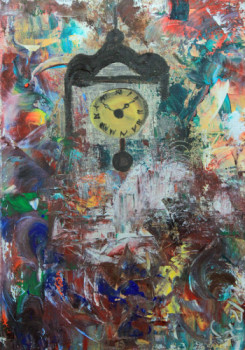 Œuvre contemporaine nommée « Time », Réalisée par JJNELLY