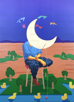 Œuvre contemporaine nommée « " Lunar Prospector " », Réalisée par ROUBAUT JONATHAN