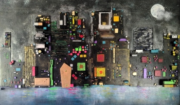 Œuvre contemporaine nommée « A view from Brooklyn », Réalisée par ANNE ROBIN