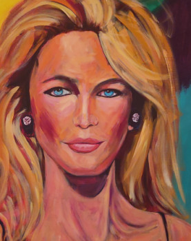 Œuvre contemporaine nommée « Claudia - das Topmodel », Réalisée par WR